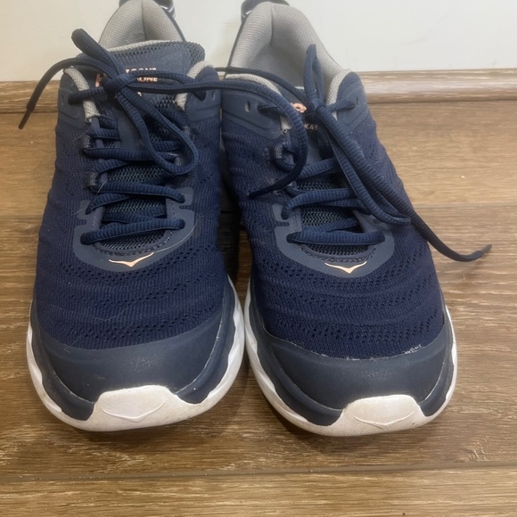Hoka Aktas Women's Running Shoes, Navy/ Rose Gold, Size 8.5 No insoles, Athletic - Picture 5 of 11